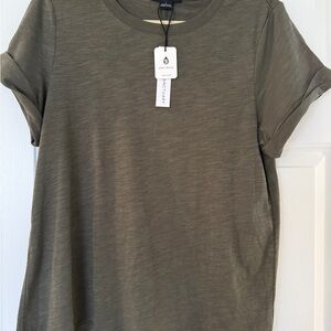 Sanctuary Perfect Tee Remix Olive Green Women's Top